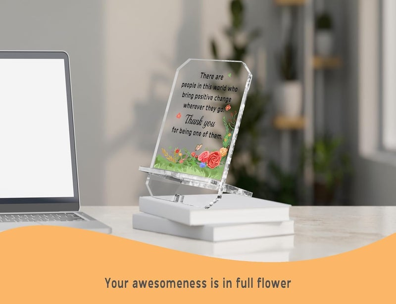 Parxara Appreciation Gifts Gratitude Gifts for Coworkers Nurse Thank You Gifts Desk Decor Phone Holder Stand 6.8 Hx3.7 W, Volunteer Gifts, Teacher Gifts, Housekeeping Gift, There are People - Image 2